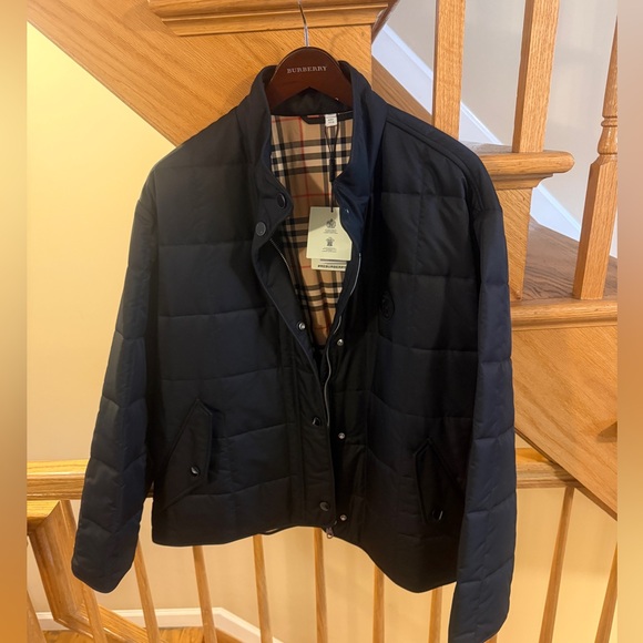 Burberry Jackets & Blazers - Authentic Burberry Leigh Women’s XXL Quilted Jacket Black